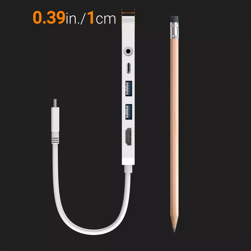 USB-C mitmikadapter j5create JCD373-N 60W toiteedastusega 4K