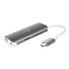 j5create JCD383 USB-C™ 9-ühes multiliides, hõbe ja valge