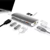 j5create JCD383 USB-C™ 9-ühes multiliides, hõbe ja valge