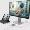 j5create JCD383 USB-C™ 9-ühes multiliides, hõbe ja valge