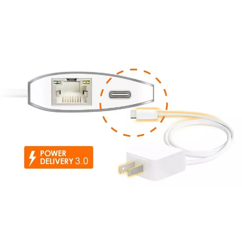 j5create JCD383 USB-C™ 9-ühes multiliides, hõbe ja valge