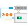 j5create JCD383 USB-C™ 9-ühes multiliides, hõbe ja valge