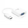 j5create JDA213 HDMI-VGA-adapter, valge, 0,1 m, 1920x1080P