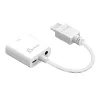 j5create JDA213 HDMI-VGA-adapter, valge, 0,1 m, 1920x1080P