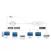 j5create JDA214 VGA-HDMI video-helimuundur Valge 0,176 m