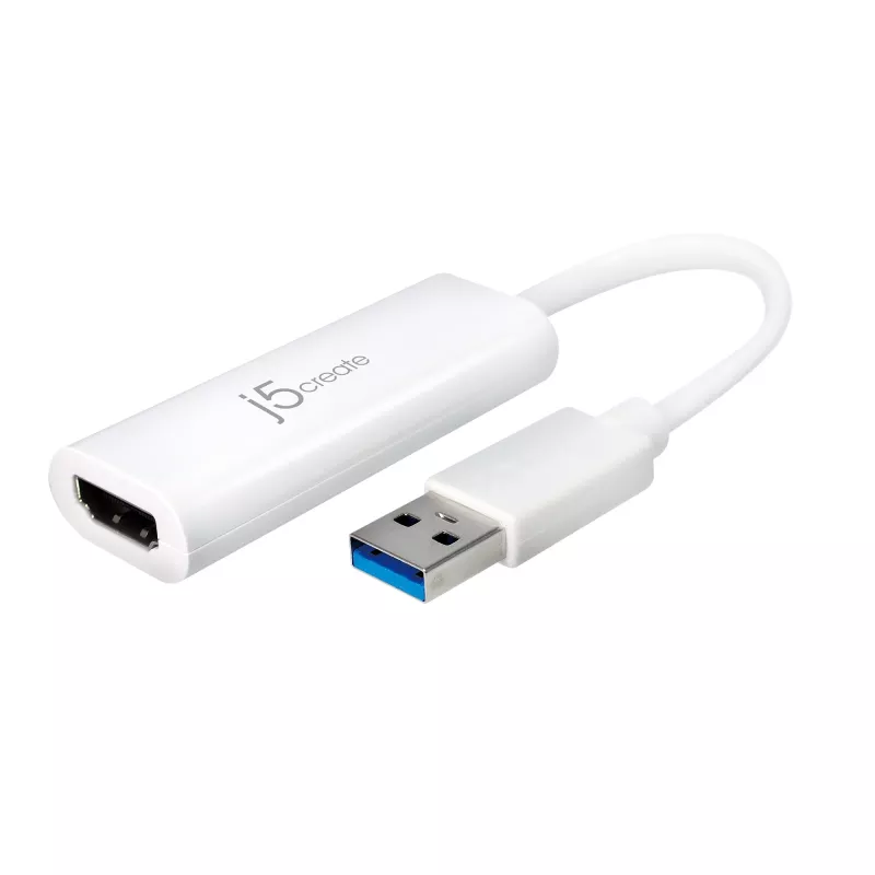 j5create JUA254 USB 3.0 HDMI mitme monitori adapter, 3.2 Gen 1 (3.1 Gen 1), USB Type-A, HDMI väljund, 2048 x 1152 pikslit