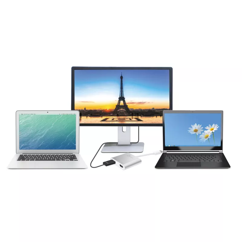 j5create JUA365 USB™ 3.0 kahe HDMI-ga mitme monitori adapter, hõbedane