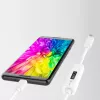 j5create JUCP14 USB-C™ 2.0 – USB-C™ kaabel OLED-dünaamilise võimsusmõõturiga, valge, 1,2 m