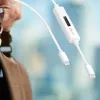 j5create JUCP14 USB-C™ 2.0 – USB-C™ kaabel OLED-dünaamilise võimsusmõõturiga, valge, 1,2 m
