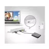 j5create JUD380 USB™ 3.0 Mini dokk, sisaldab 1x HDMI-porti ja 3x USB-porti, hõbedane