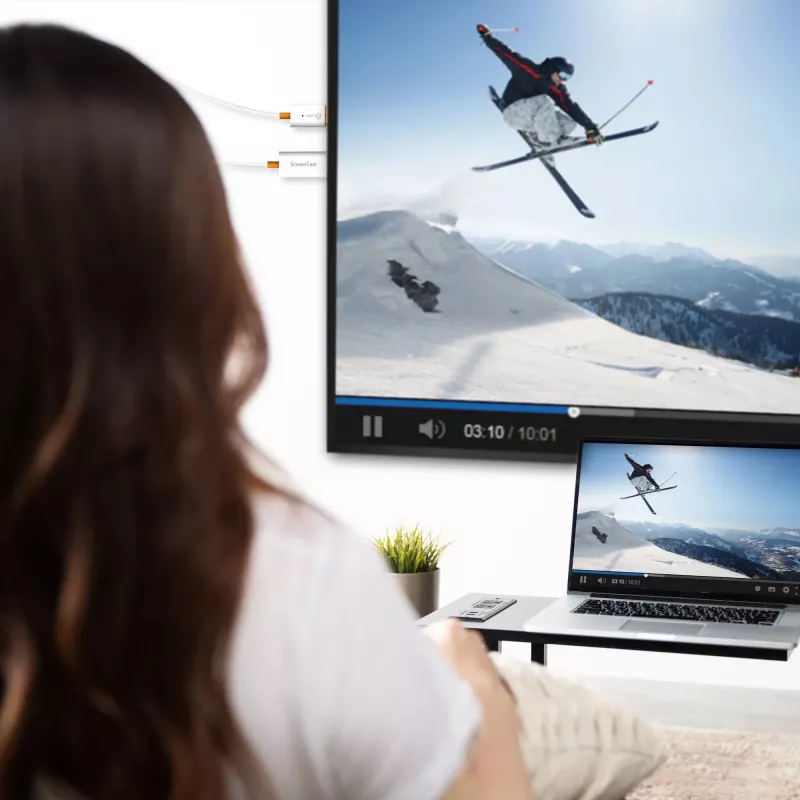 AV-vastuvõtja j5create JVAW56 juhtmevaba kuvaadapter 1080p