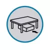 Kensington SmartFit Monitor Stand kuni 21-tollistele ekraanidele - Must