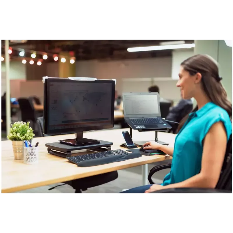 Kensington SmartFit Monitor Stand Plus kuni 24-tolliste ekraanide jaoks – must