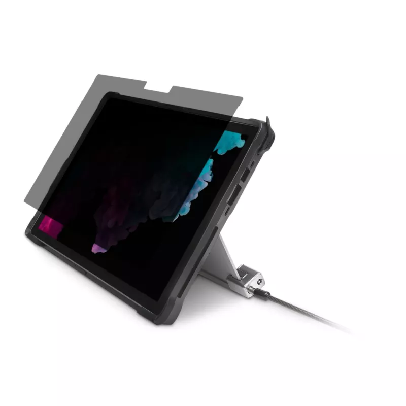 Kensington võtmega kaablilukk Surface Pro ja Surface Go jaoks, 1,8 m, Kensington, võti, süsinikteras, must, hõbedane