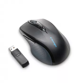 Kensington Pro Fit Wireless Full-Size hiir, mõlemakäeline, optiline, RF-juhtmevaba, 1600 DPI, must