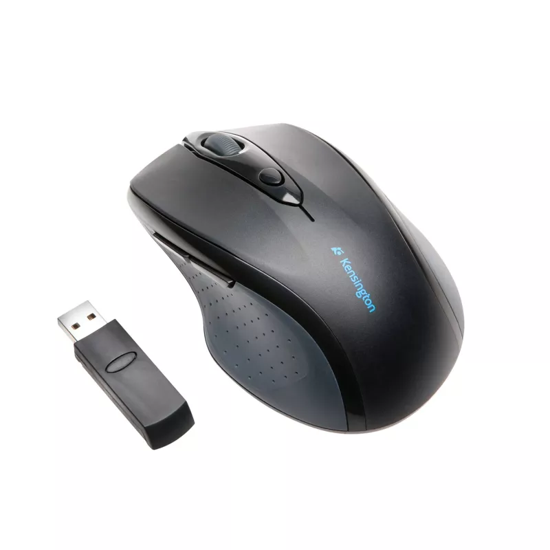 Kensington Pro Fit Wireless Full-Size hiir, mõlemakäeline, optiline, RF-juhtmevaba, 1600 DPI, must