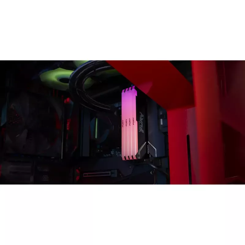 Kingston Technology FURY Beast 128GB 3600MT/s DDR4 CL18 DIMM (4 tk komplekt) RGB