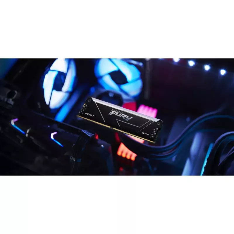 Kingston Technology FURY Beast 128GB 3600MT/s DDR4 CL18 DIMM (4 tk komplekt) RGB