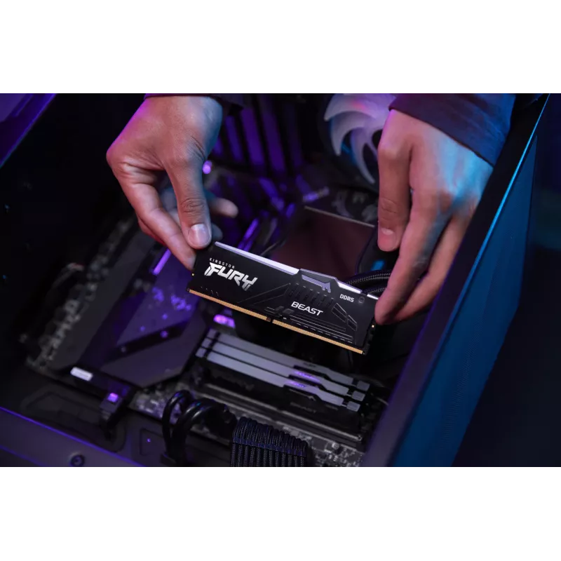 Kingston Technology FURY Beast 32GB 6400MT/s DDR5 CL32 DIMM RGB EXPO