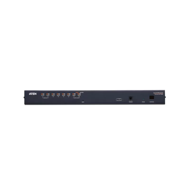 ATEN 8-pordiline Cat 5e/6 KVM-lüliti, 1920 x 1200 pikslit, Ethernet LAN, WUXGA, 5,1 W, Must