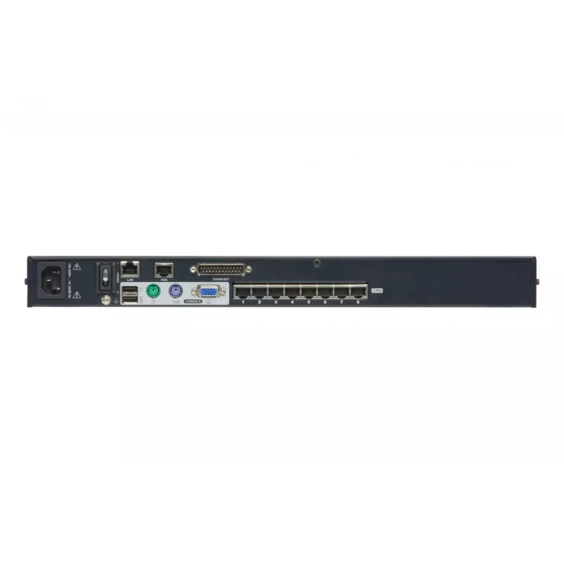 ATEN 8-pordine CAT5e/6 KVM over IP lüliti, 1920 x 1200 pikslit, Ethernet LAN, WUXGA, 8,7 W, Must
