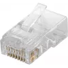 Microconnect KON503-10 pistik RJ45 Läbipaistev