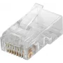 Microconnect KON503-10 pistik RJ45 Läbipaistev