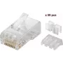 Microconnect KON503-50 juhtmepistik RJ45 läbipaistev