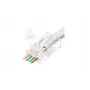 Microconnect KON505-50EZ juhtmepistik RJ-45 läbipaistev