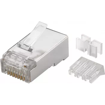 Microconnect KON506-10 juhtmepistik RJ45 läbipaistev