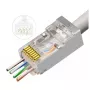 Microconnect KON506-50EZ juhtmepistik RJ45 hõbedane