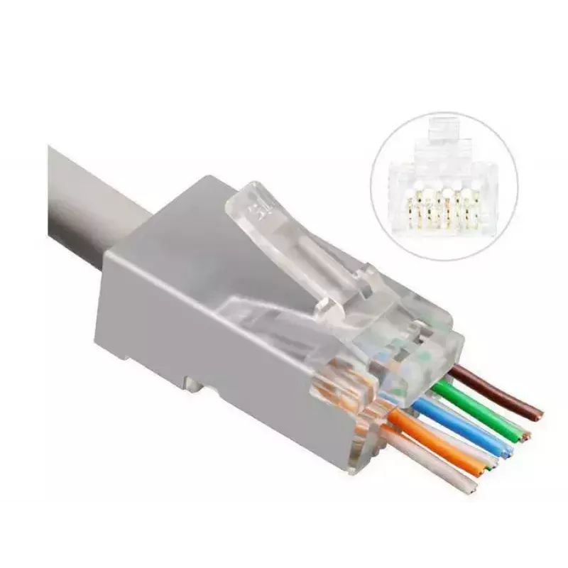 Microconnect KON512-50EZ kaabliühendaja RJ45 hõbedane