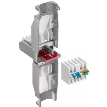 Microconnect KON522TL juhtmepistik RJ45 hõbedane