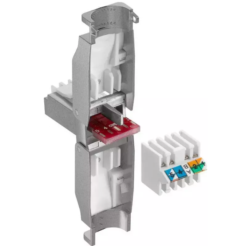 Microconnect KON522TL juhtmepistik RJ45 hõbedane
