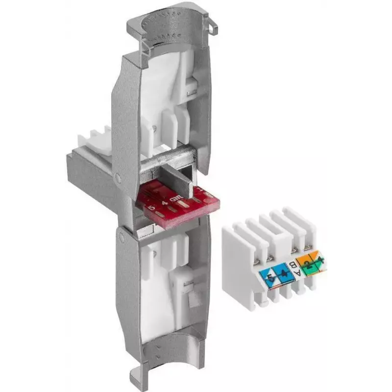 Microconnect KON522TL juhtmepistik RJ45 hõbedane