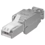 Microconnect KON522TL juhtmepistik RJ45 hõbedane