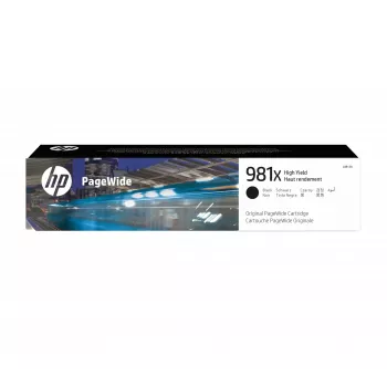 HP 981X suure tootlikusega must originaal PageWide kassett