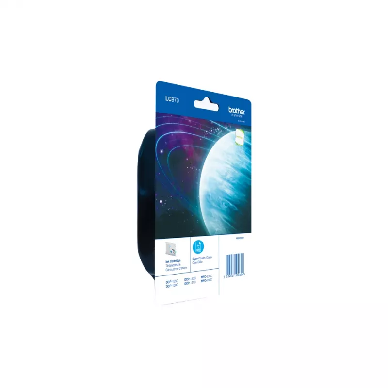 Originaal Brother LC-970C tsüaansinine tindikassett 300 lehekülge (6,1 ml)