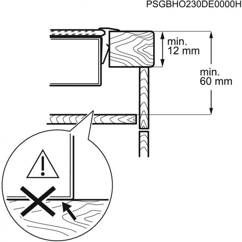 Electrolux Serie 300 LHR3233CK must sisseehitatud 29 cm keraamiline pliit 2 tsooni