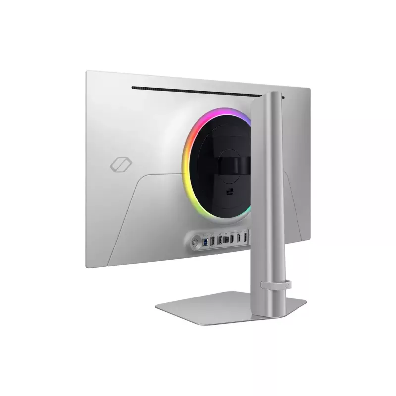 27-tolline OLED monitor Samsung G60SD LS27DG602SUXEN — 2560x1440 QHD, 0,03 ms, 178° vaatenurk, USB 3.2 jaotur, VESA, hõbedane