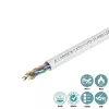 Võrgukaabel Lanview LVN122114 305m Cat6 U/UTP 10000 Mbit/s Valge