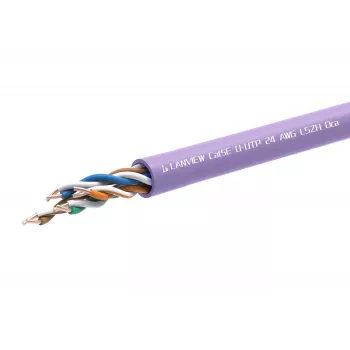 Võrgukaabel Lanview LVN122152 RJ45 Cat5e 305 m lilla
