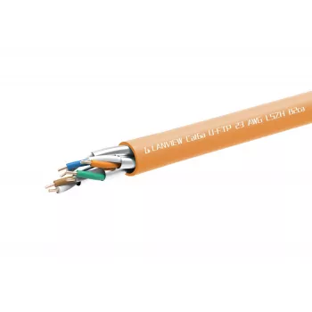 Võrgukaabel Lanview LVN122153 RJ45 Cat6a 305 m Oranž