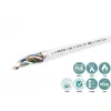 Cat6 F-UTP võrgukaabel 4x2xAWG23 LSZH valge 305m,