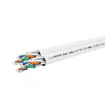 Cat6a U-FTP kahepoolne võrgukaabel 4x2xAWG23 LSZH valge