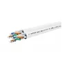 Cat6a U-FTP kahepoolne võrgukaabel 4x2xAWG23 LSZH valge