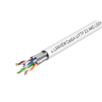 Lanview LVN122430 võrgukaabel Valge 500 m Cat6a U/FTP (STP)