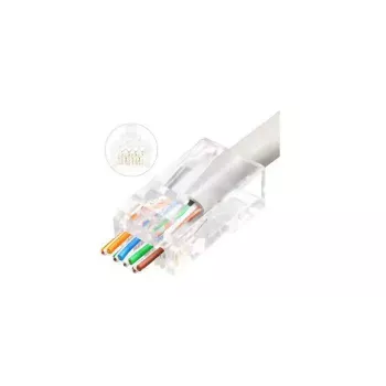 Lanview LVN125305 juhtmeühendus RJ45 läbipaistev