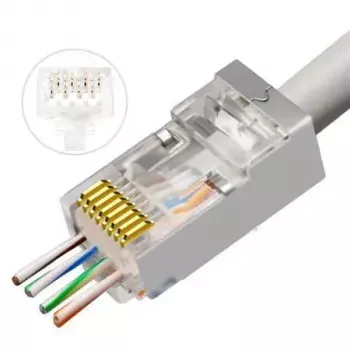 Lanview LVN125310 RJ45 juhtmepistik, läbipaistev