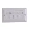 Lanview LVN126188UK-4 pistikupesakarp RJ-45 Valge